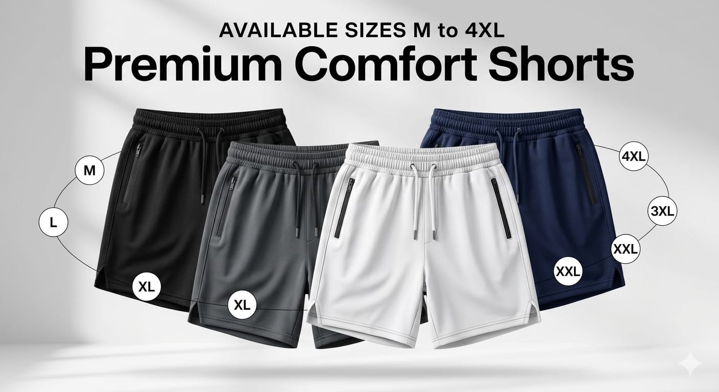 Classic Summer Shorts (Buy 3 Get 1 Free)• Also Available: Premium T-Shirts [Buy 3 Get 2 Free]👇🏻