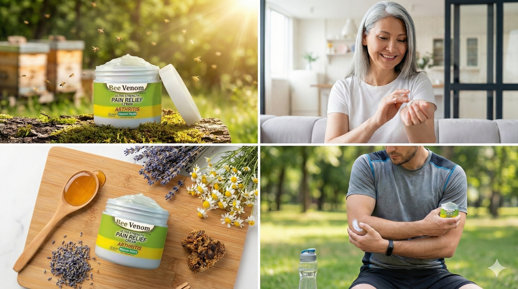 Advanced Bee Venom Joint & Bone Therapy Cream - 100g (Pack of 2)🔥