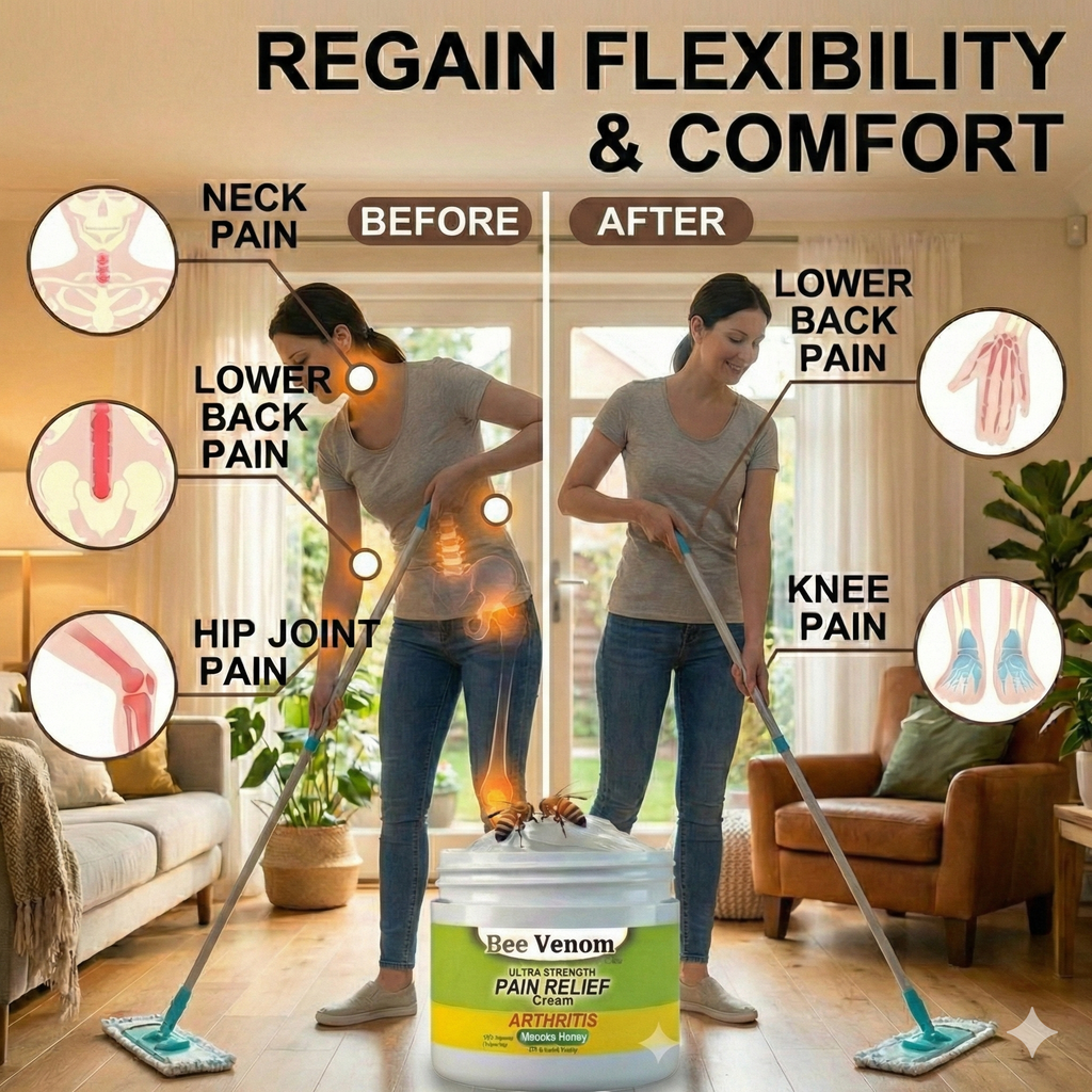 Advanced Bee Venom Joint & Bone Therapy Cream - 100g (Pack of 2)🔥