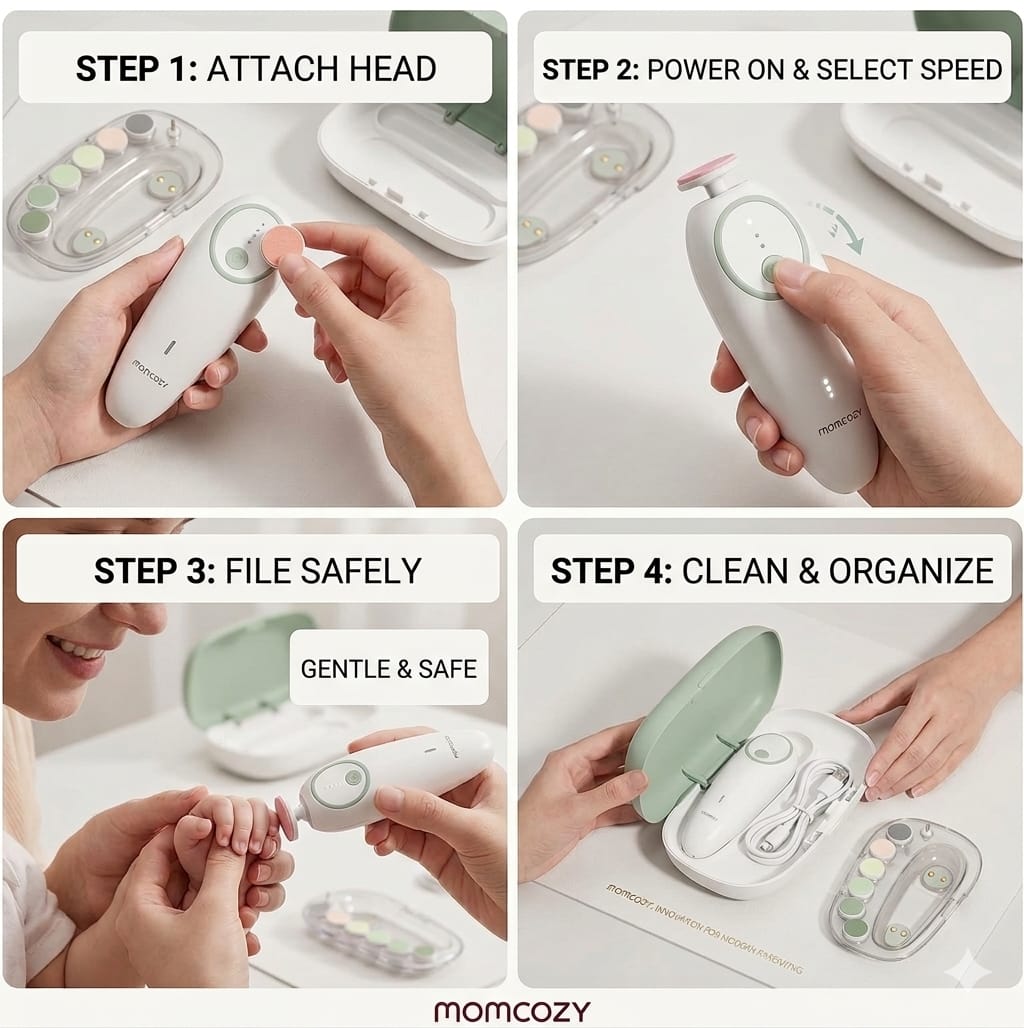 MOMCOZY™ - Safe & Painless Baby Nail Clipper
