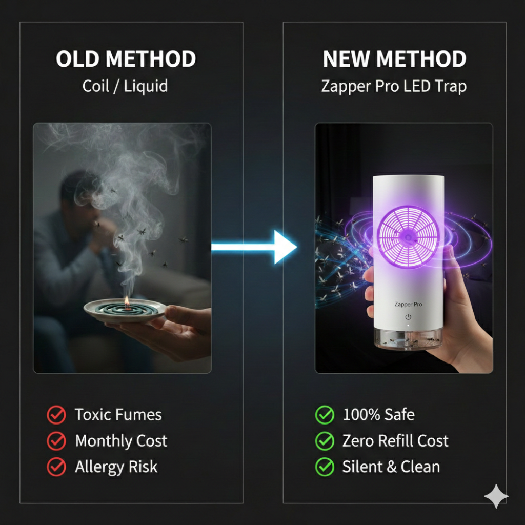 AuraShield™ 360° UV Mosquito Killer Lamp (Chemical-Free & Silent)