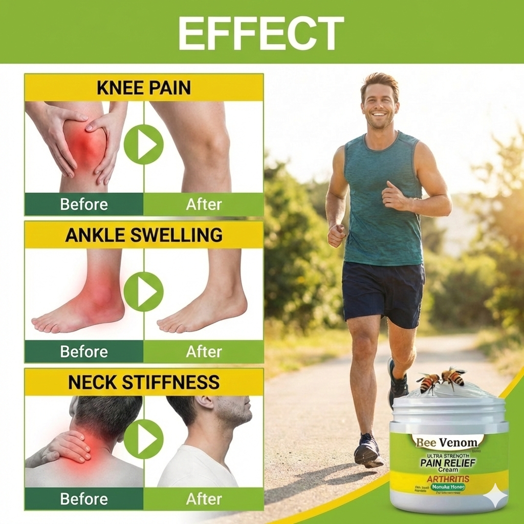 Advanced Bee Venom Joint & Bone Therapy Cream - 100g (Pack of 2)🔥