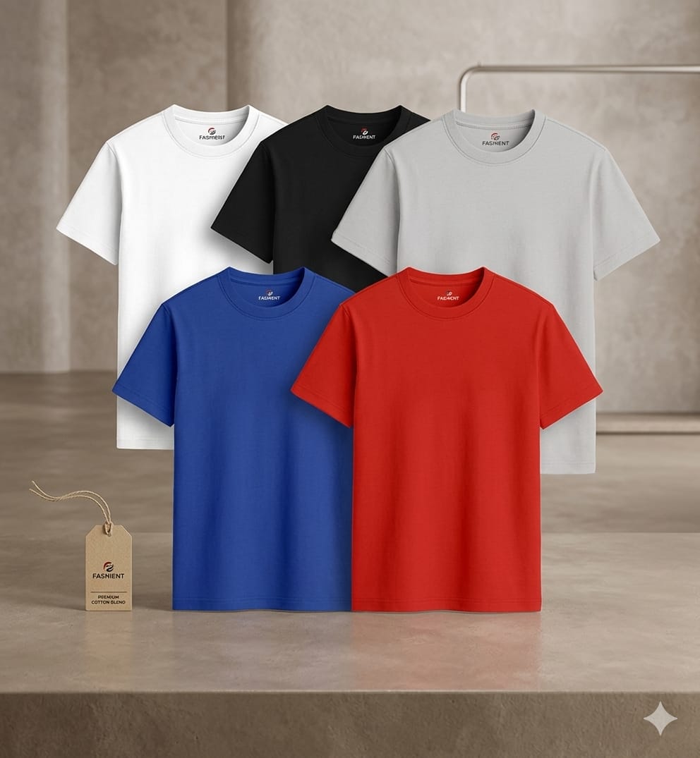Premium Cotton T-Shirts (Buy 3 Get 2 Free) • Also Available: Classic Summer Shorts [Buy 3 Get 1 Free]👇🏻