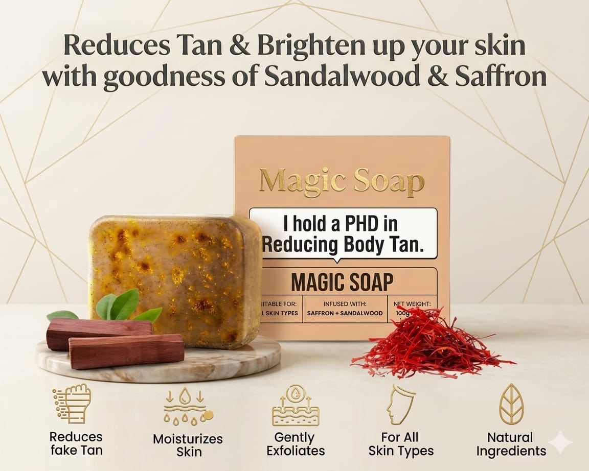 Pure Radiance Handmade Magic Soap – Ultimate Glow & Detan Duo (Pack of 2)