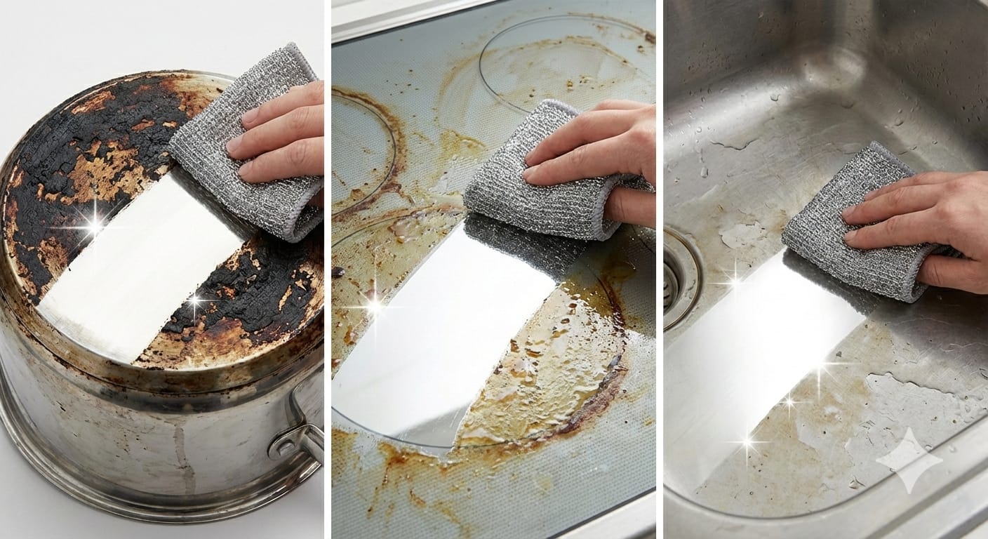 AquaShield™ Double-Action Dishwashing Rags – Premium Pack of 10 (Wet & Dry Edition)