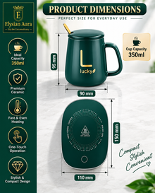 Electric Coffee Cup & Tea Kettle Gift Set
